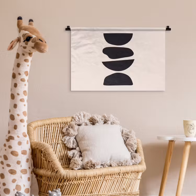 Wall Hanging - Shapes - Abstract - Modern - Vormen - Abstract - Modern Wandkleed katoen klein