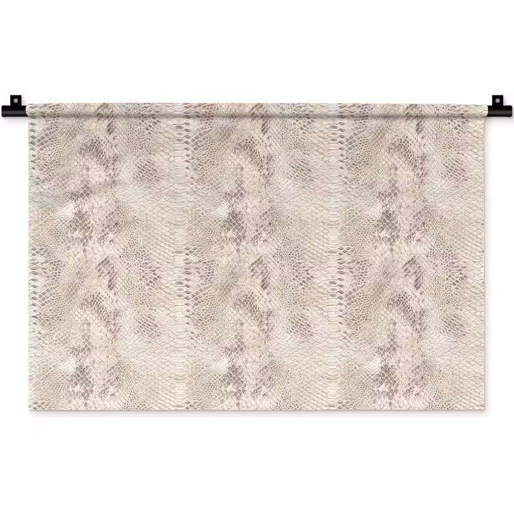 Slang - Patroon - Beige Wandkleed katoen klein 269 -zz3d