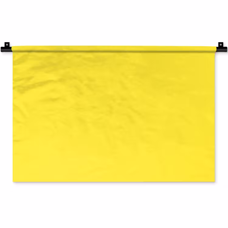 Soft - Custard - Geel Wandkleed katoen klein 269 -zz3d