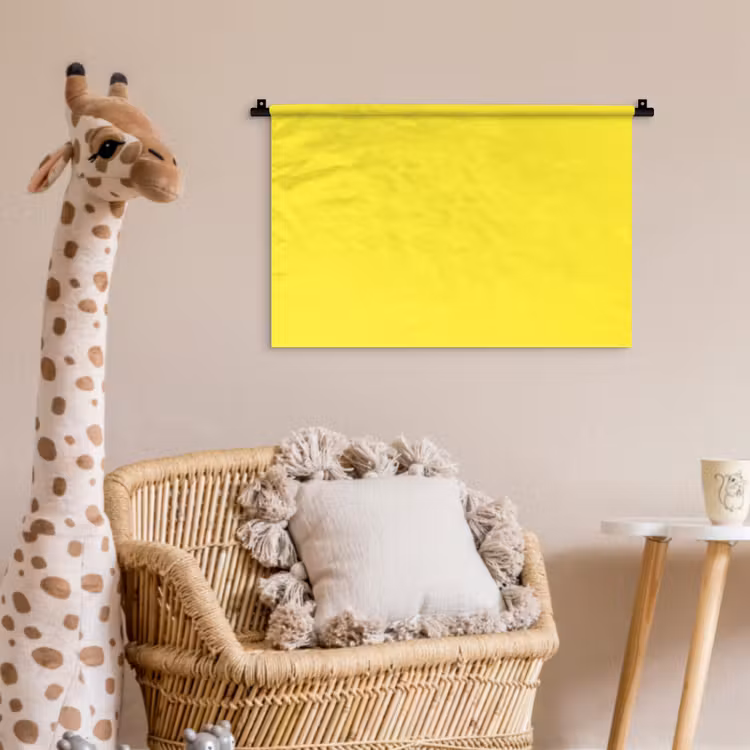 Soft - Custard - Geel Wandkleed katoen klein 269 -wsfeer5_kind