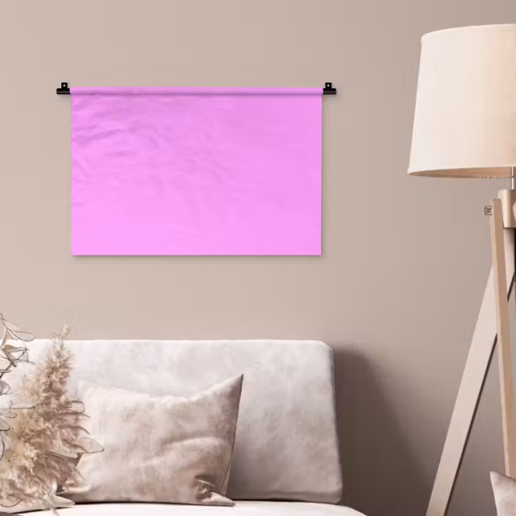 Soft - Lavender - Roze Wandkleed katoen klein 269 -sfeer4