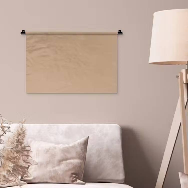 Soft - Taupe - Bruin Wandkleed katoen klein 269 -sfeer4