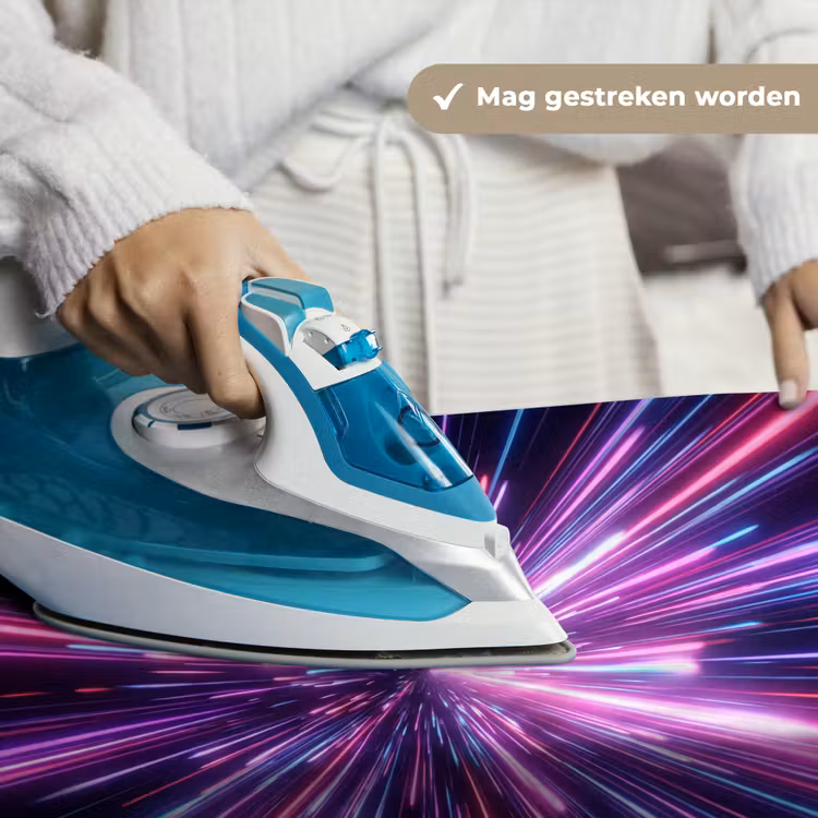 Lichtsnelheid - Ruimte - Roze - Paars Wandkleed katoen klein -sfeer9