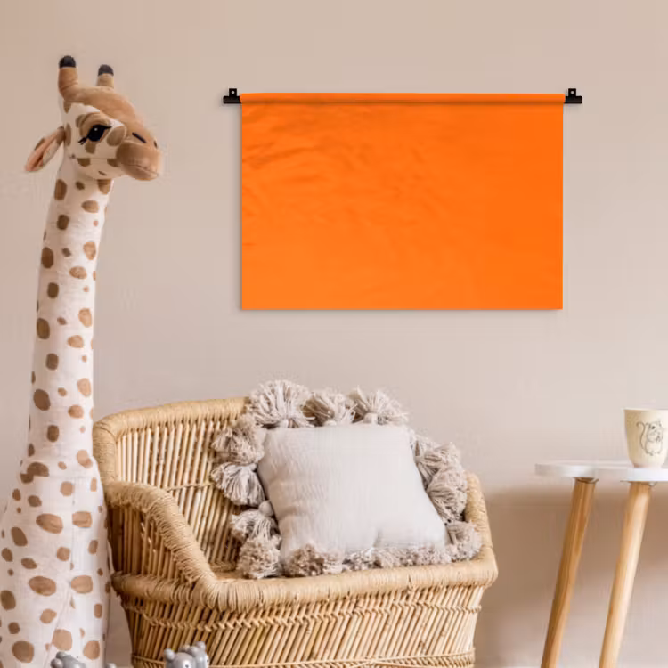 Spiced - Pumpkin - Oranje Wandkleed katoen klein 269 -wsfeer5_kind
