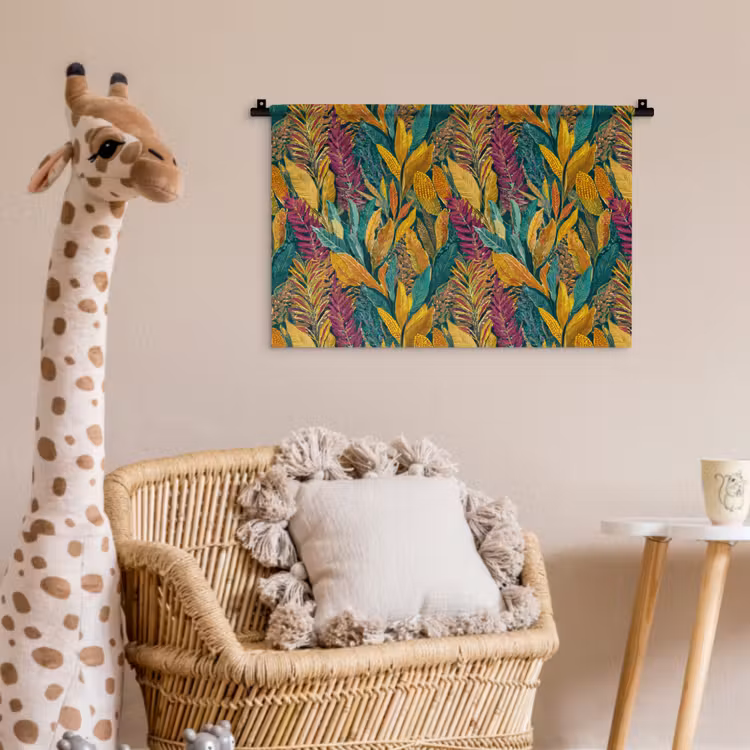 Tropische - Botanisch - Patroon - Kleurrijk - Exotisch Wandkleed katoen klein 269 -wsfeer5_kind