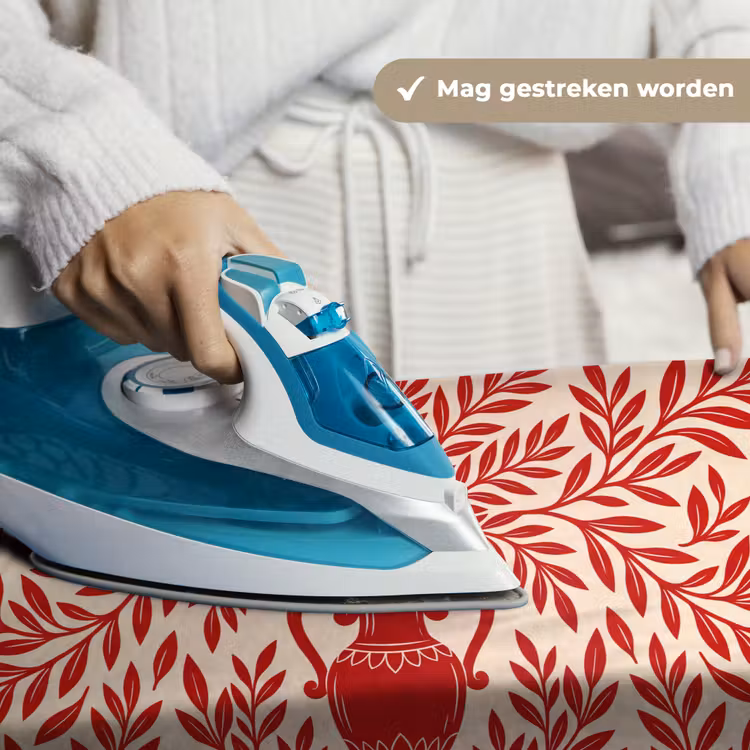Vaas - Planten - Decoratie - Abstract - Rood Wandkleed katoen klein -sfeer9