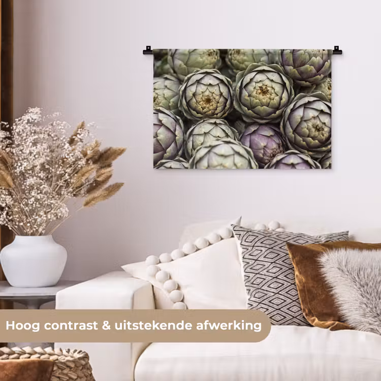 Wall Hanging - Vegetables - Fresh - Food - Groenten - Vers - Eten Wandkleed katoen klein