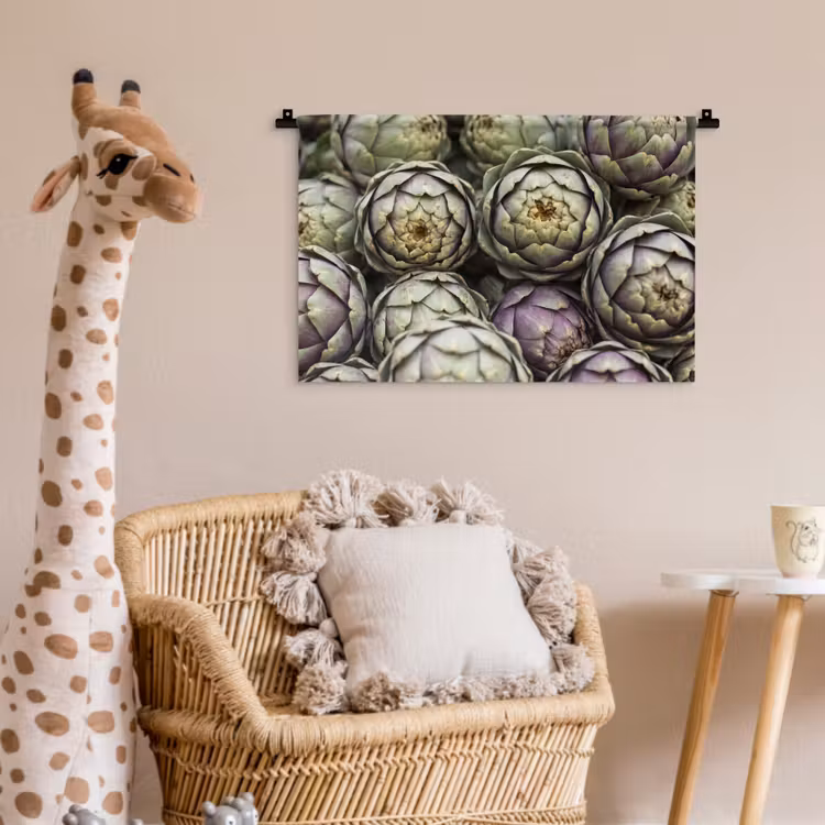 Wall Hanging - Vegetables - Fresh - Food - Groenten - Vers - Eten Wandkleed katoen klein