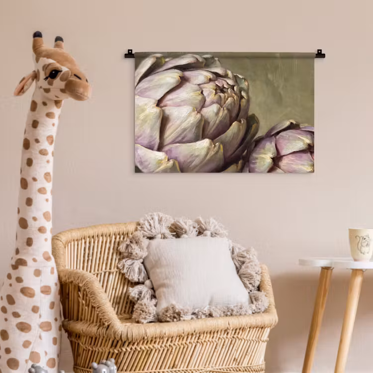 Wall Hanging - Vegetables - Still Life - Painting - Groente - Stilleven - Schilderij Wandkleed katoen klein