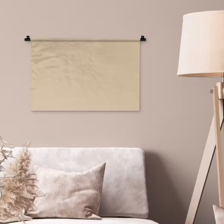 Warm - Sand - Nude Wandkleed katoen klein 269 -sfeer4