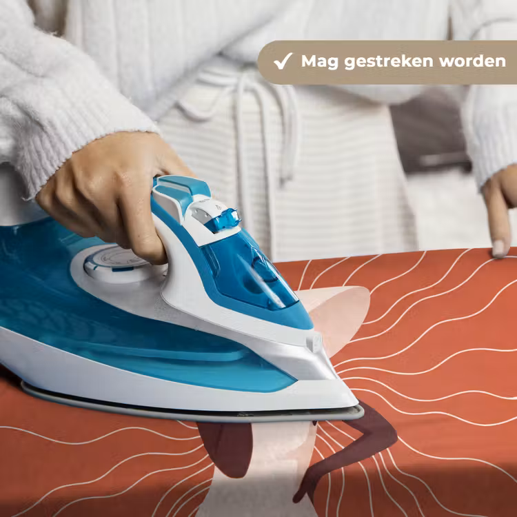 Vrouw - Hoed - Portret - Modern - Beige Wandkleed katoen klein -sfeer9