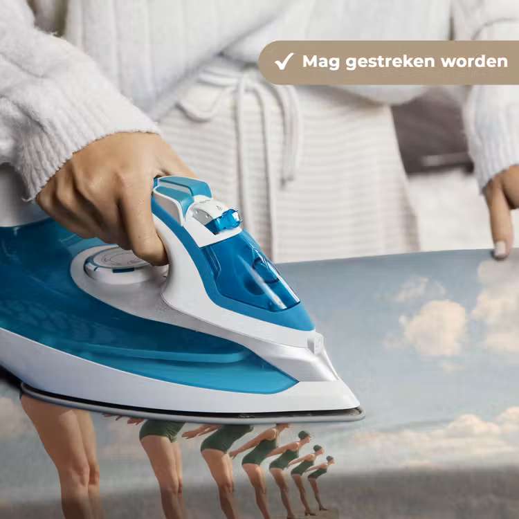 Wall Hanging - Women - Diving Pose - Clouds - Vrouwen - Duikhouding - Wolken Wandkleed katoen klein