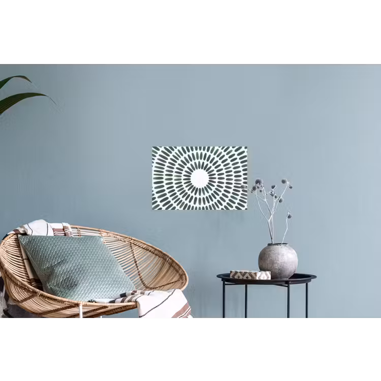 Abstract - Cirkel - Patroon - Modern - Groen Muursticker klein -plant