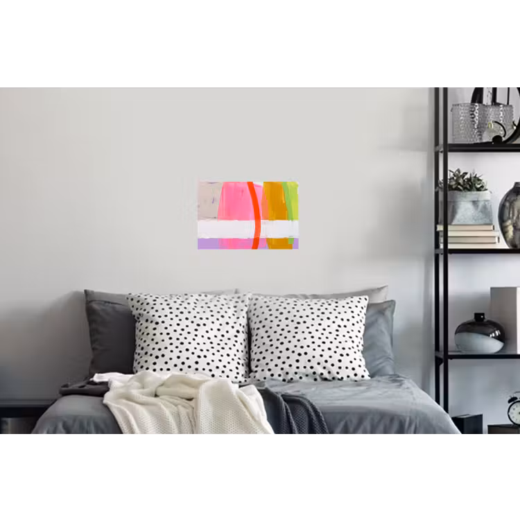 Abstract - Kleurrijk - Vormen - Modern - Kunst Muursticker klein -slaapkamer