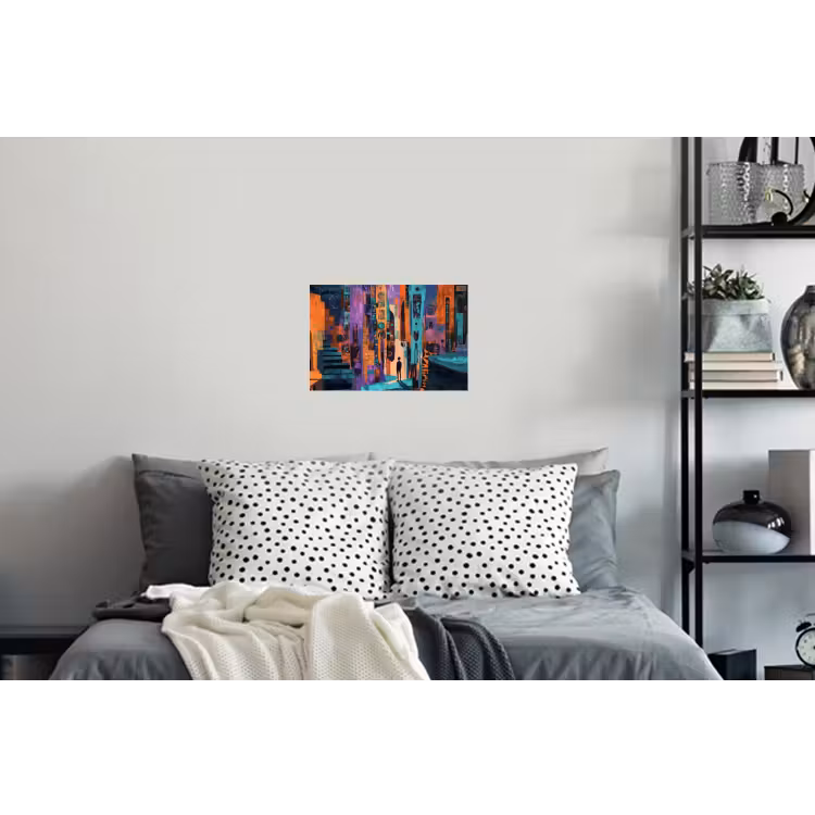 Abstract - Figuren - Kleurrijk Muursticker klein -slaapkamer