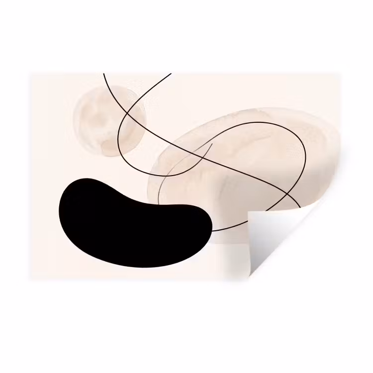 Wall Sticker - Abstract - Forms - Art - Abstract - Vormen - Kunst Muursticker klein
