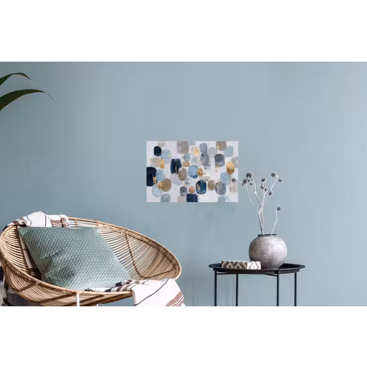 Abstract - Goud - Vormen Muursticker klein -plant
