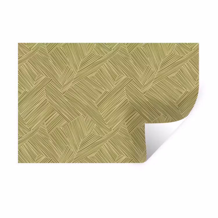 Abstract - Modern - Groen Muursticker klein 286 -3d