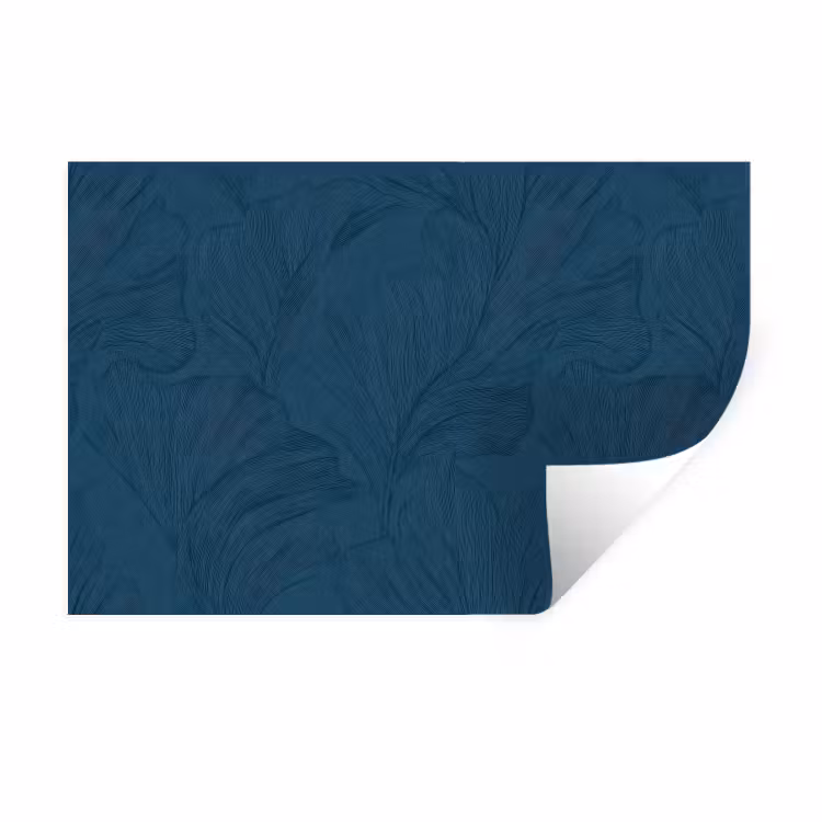 Abstract - Patroon - Donkerblauw - Elegant Muursticker klein 286 -3d