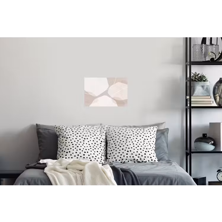 Wall Sticker - Abstract - Shapes - Beige - Abstract - Vormen - Beige Muursticker klein