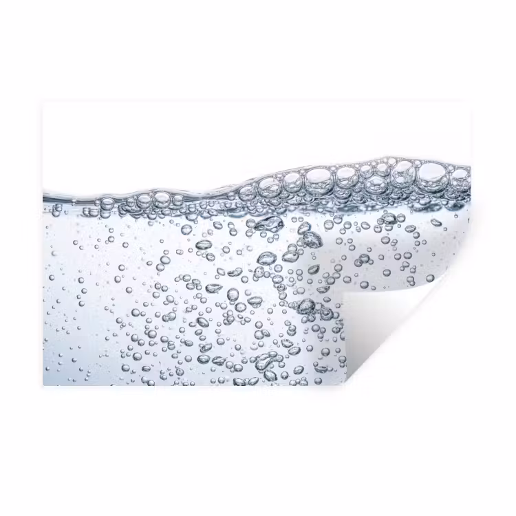 Luchtbellen - Water - Dynamisch Muursticker klein -3d