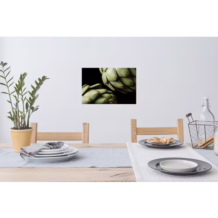 Wall Sticker - Artichoke - Green - Food - Artisjok - Groen - Eten Muursticker klein