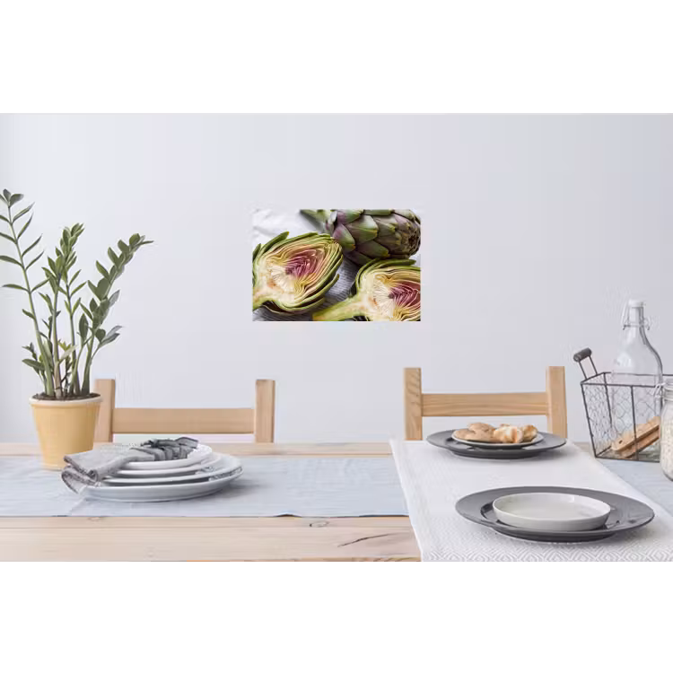 Wall Sticker - Artichoke - Sliced - Food - Artisjok - Doorgesneden - Eten Muursticker klein
