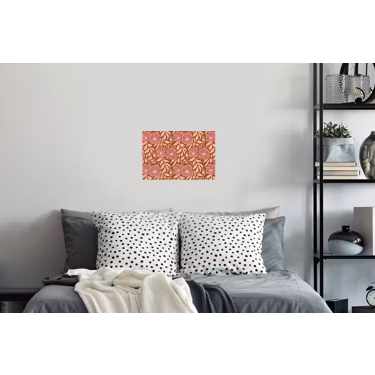 Sfeer - Bloemen - Roze Muursticker klein 286 -slaapkamer