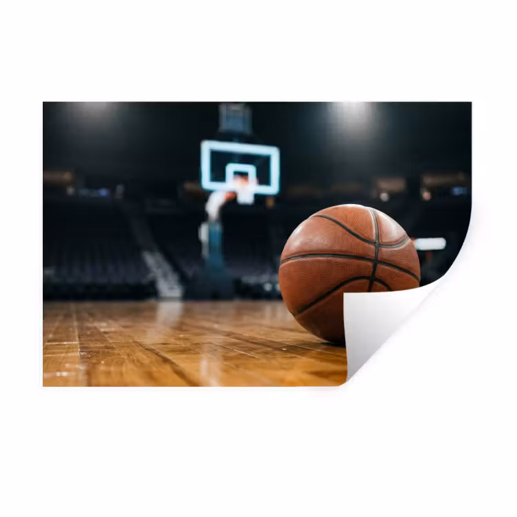 Basketbal - Arena - Sport Muursticker klein -3d