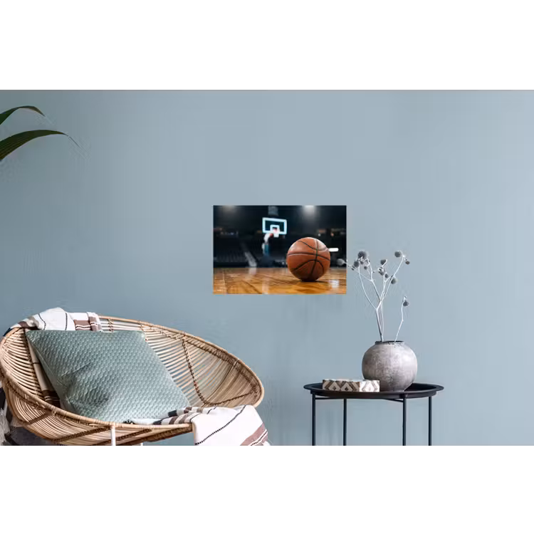 Basketbal - Arena - Sport Muursticker klein -plant