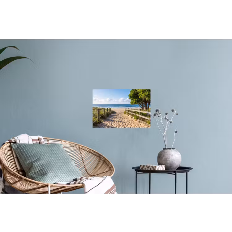 Strand - Zandpad - Oceaan - Natuur Muursticker klein -plant