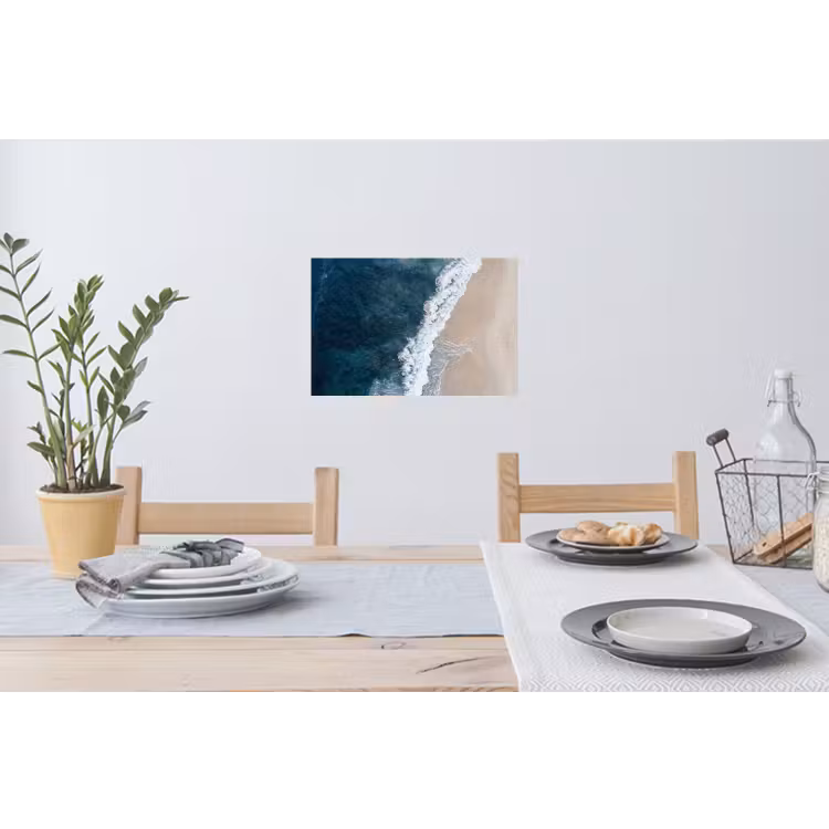 Strand - Zee - Golven Muursticker klein -eettafel