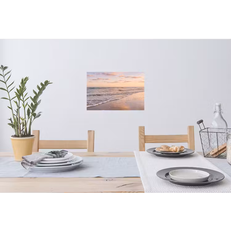 Strand - Branding - Wolken Muursticker klein -eettafel
