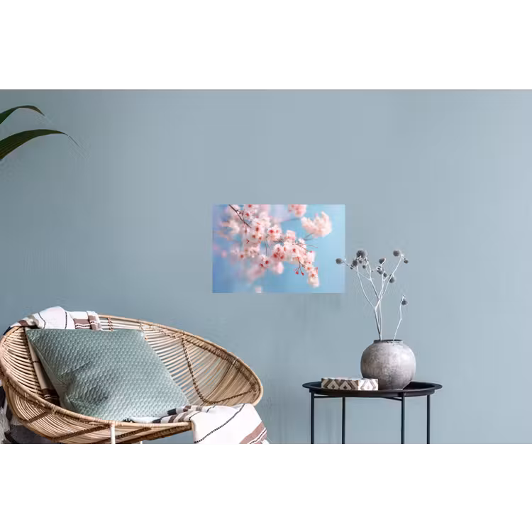 Takken - Bloesems - Roze Muursticker klein -plant