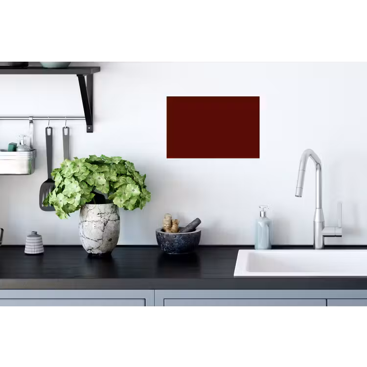 Burnt - Mahogany - Rood Muursticker klein 286 -keuken