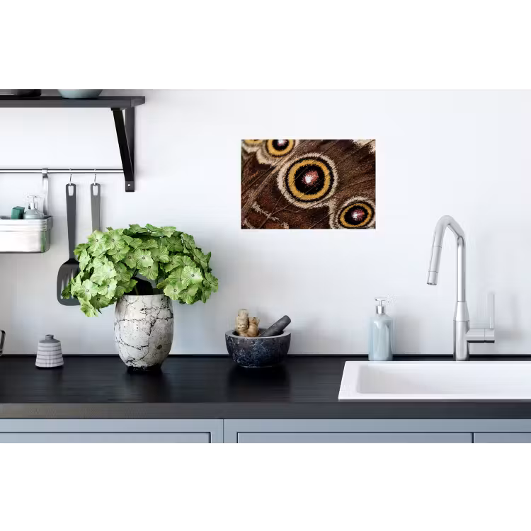 Vlinder - Vleugel - Abstract Muursticker klein -keuken