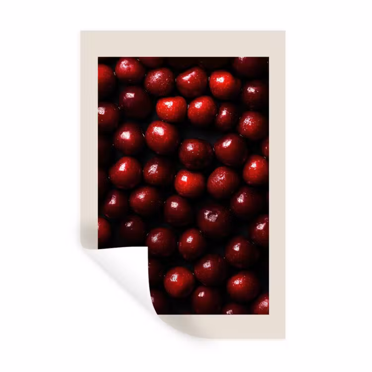 Kersen - Rood Muursticker klein -3d