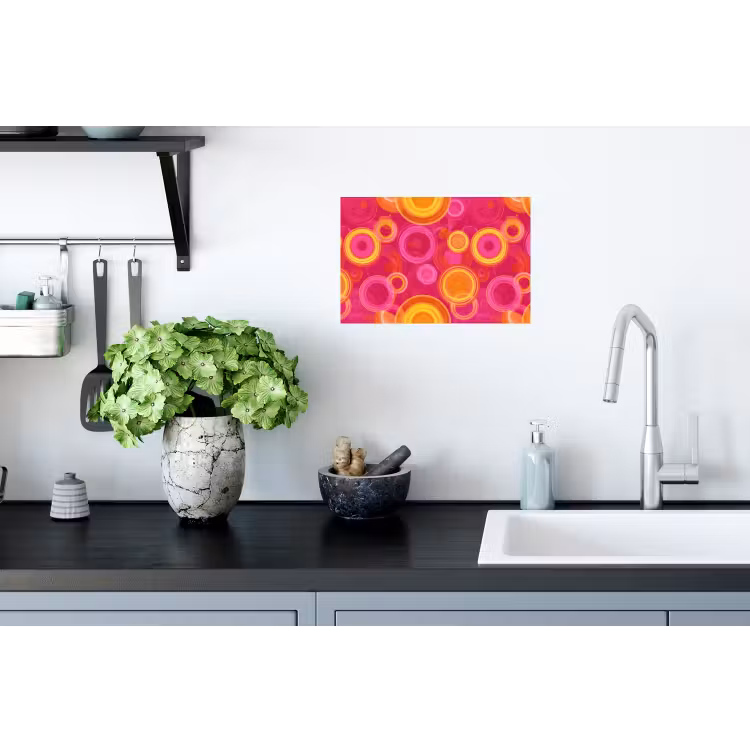 Cirkels - Design - Kleurrijk Muursticker klein 286 -keuken