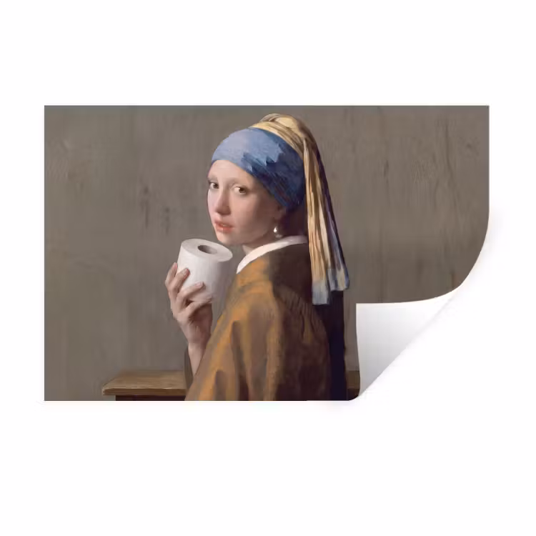 Klassiek - Humor - Kleurrijk Muursticker klein -3d