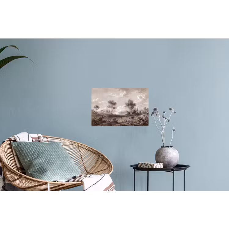 Klassiek - Landschap - Neutraal Muursticker klein -plant