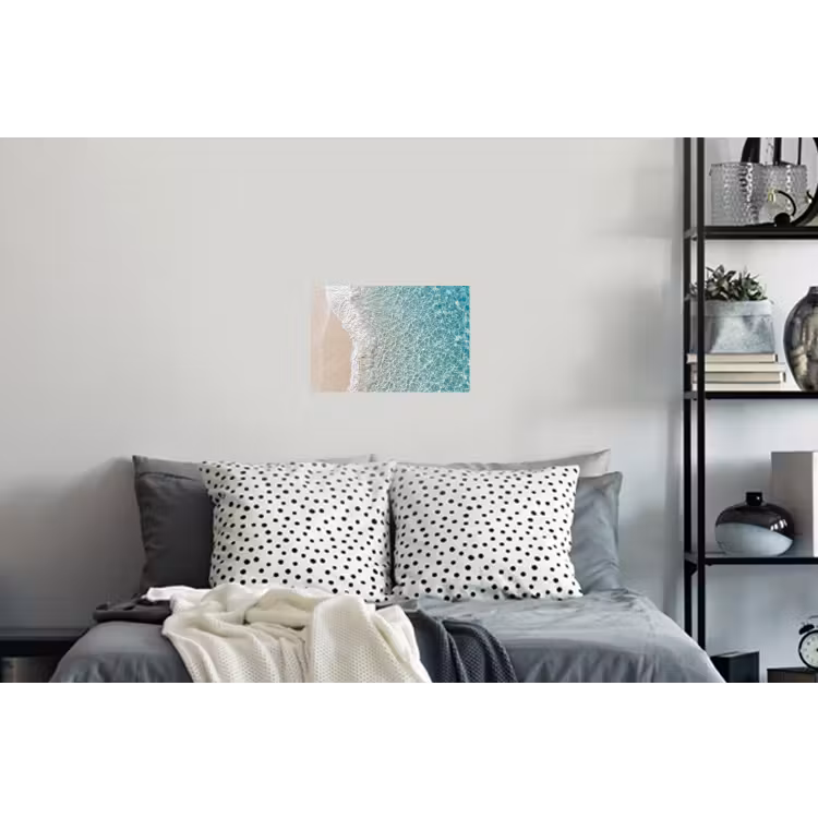 Kust - Zand - Blauw Muursticker klein -slaapkamer