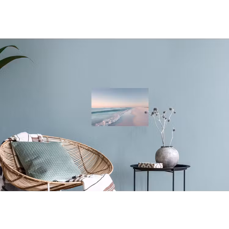 Kustlijn - Pastel - water Muursticker klein -plant