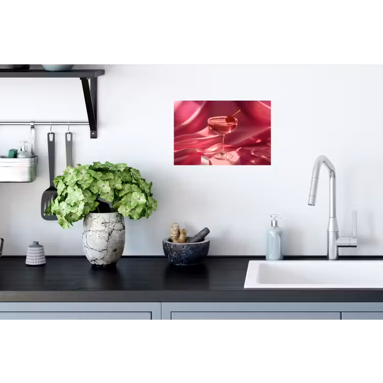 Cocktail - Pink - Luxe Muursticker klein -keuken