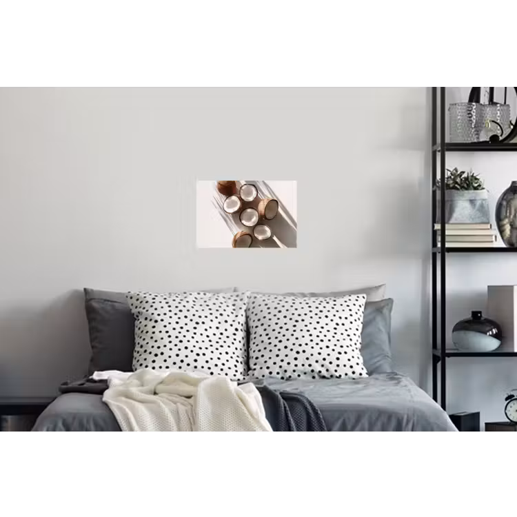 Kokosnoten - Bruin - Shaduw Muursticker klein -slaapkamer