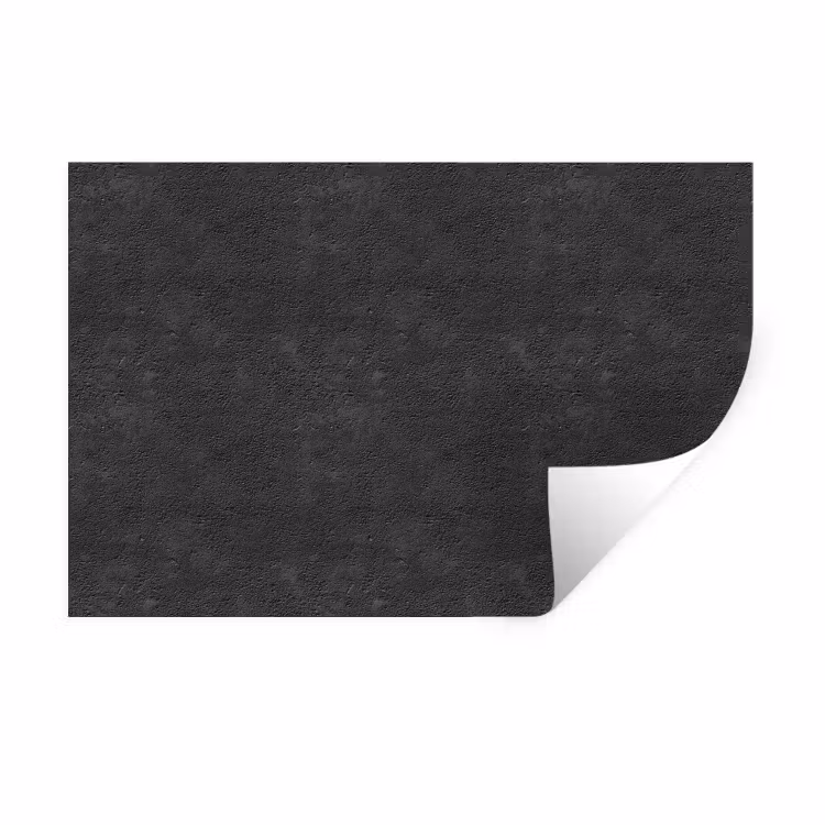 Donkergrijs - Asfaltstructuur - Ruw Muursticker klein 286 -3d