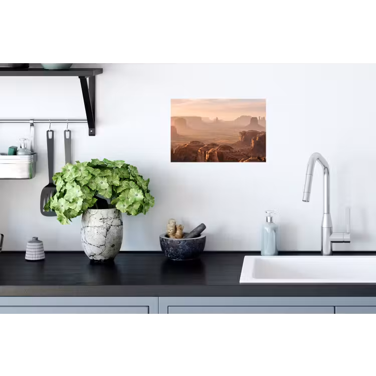 Woestijn - Landschap - Natuur Muursticker klein -keuken