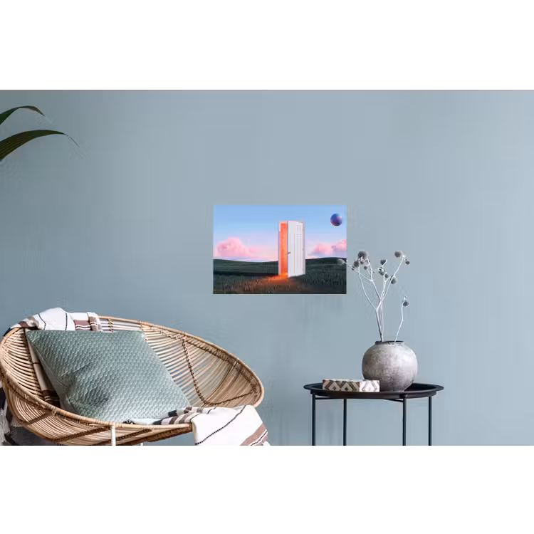 Wall Sticker - Door - Fantasy - Space - Deur - Fantasie - Ruimte Muursticker klein