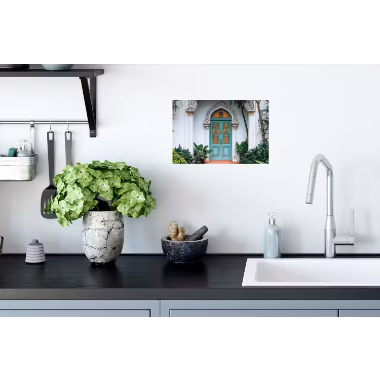 Deur - Patronen - Planten Muursticker klein -keuken