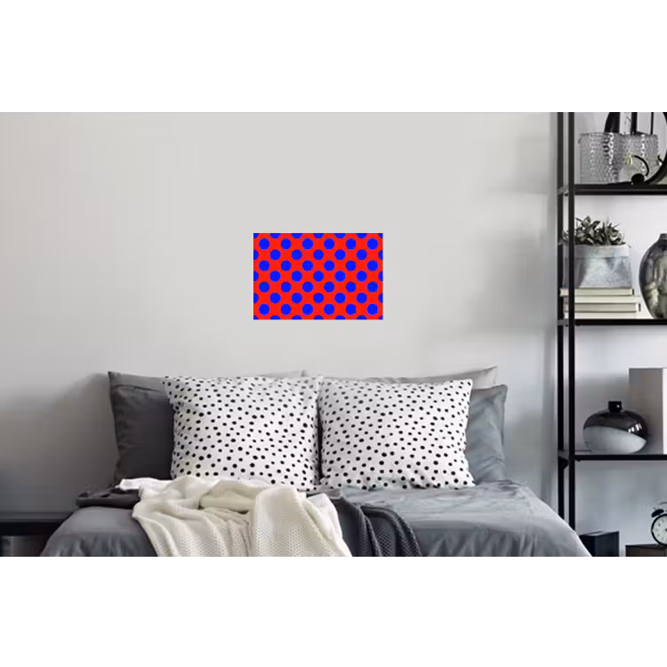 Dots - Klassiek - Rood Muursticker klein 286 -slaapkamer