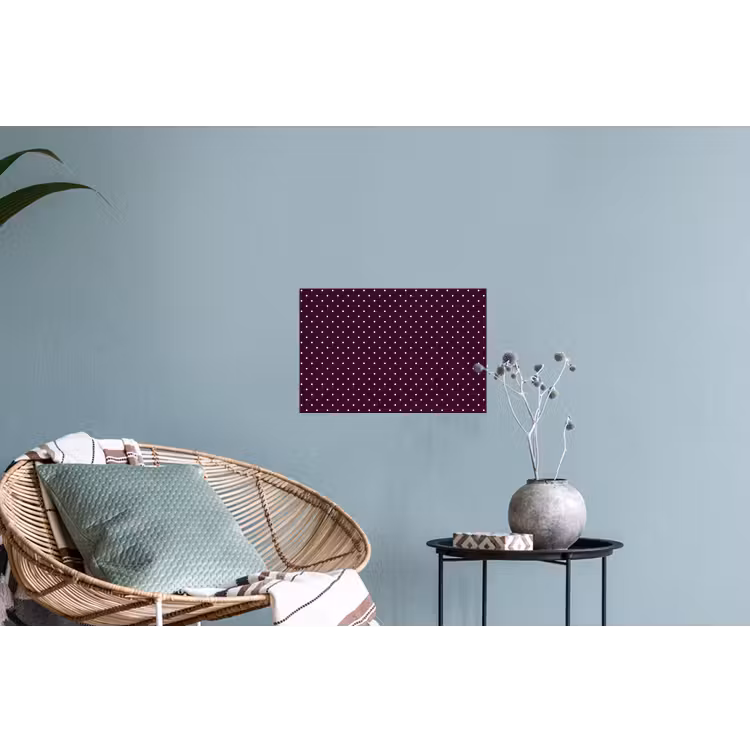Stippen - Modern - Paars Muursticker klein 286 -plant
